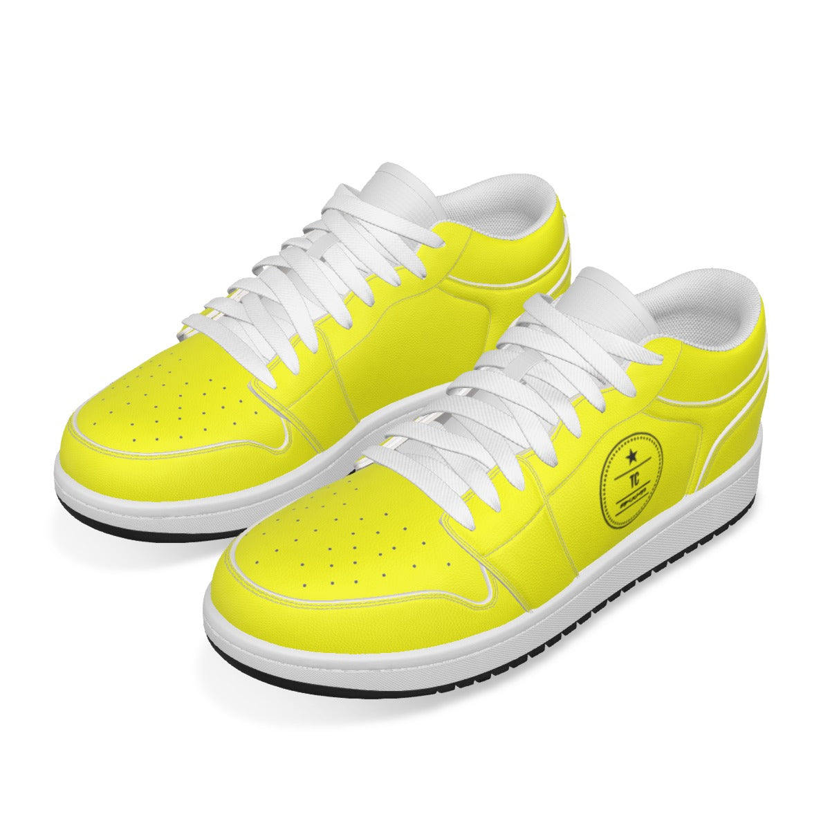 Men's Low State Leather Stitching Shoes