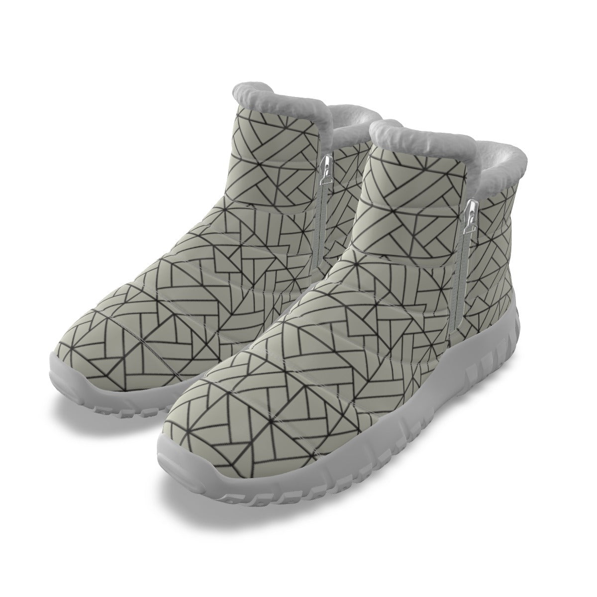 Women's Zip-up Snow Boots