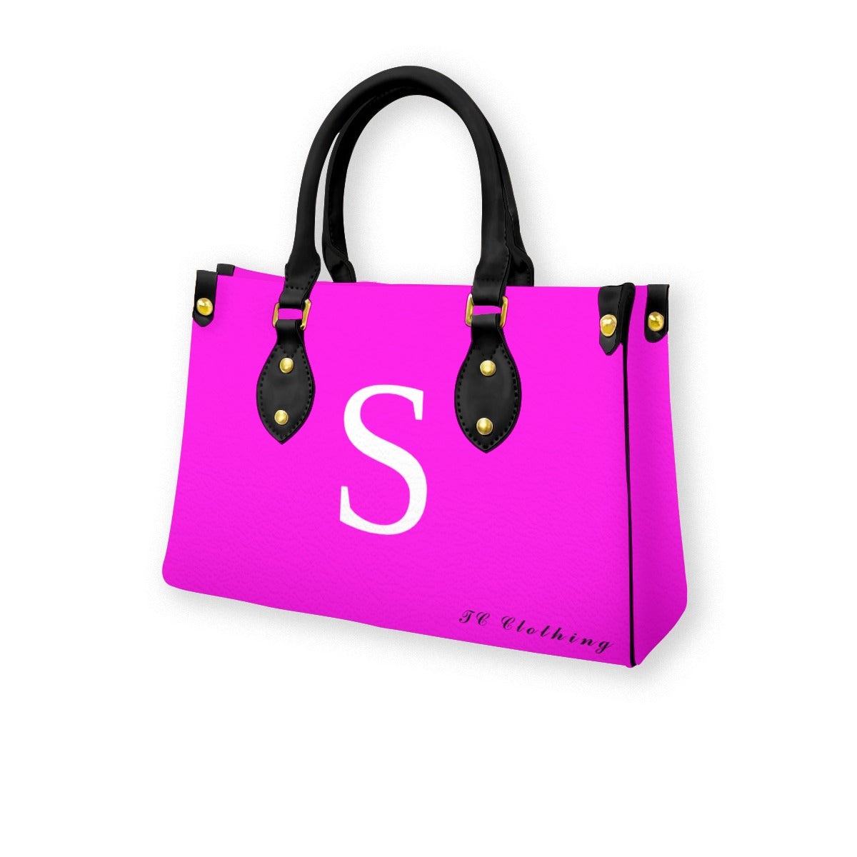 Purse With Black Handle