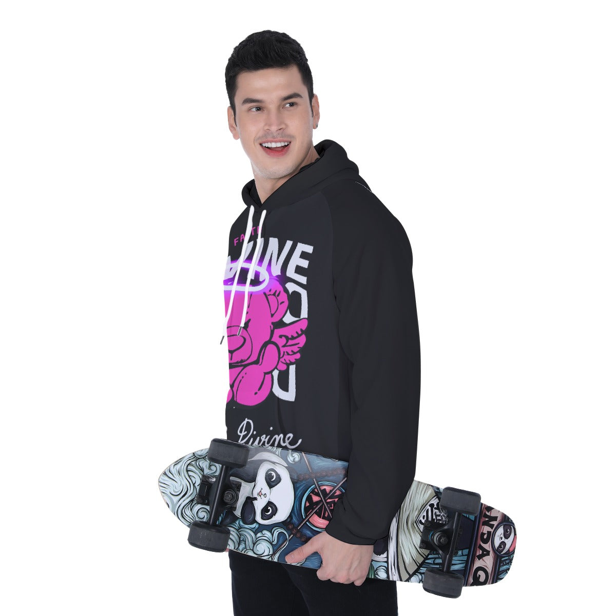 Men's Heavy Fleece Raglan Hoodie