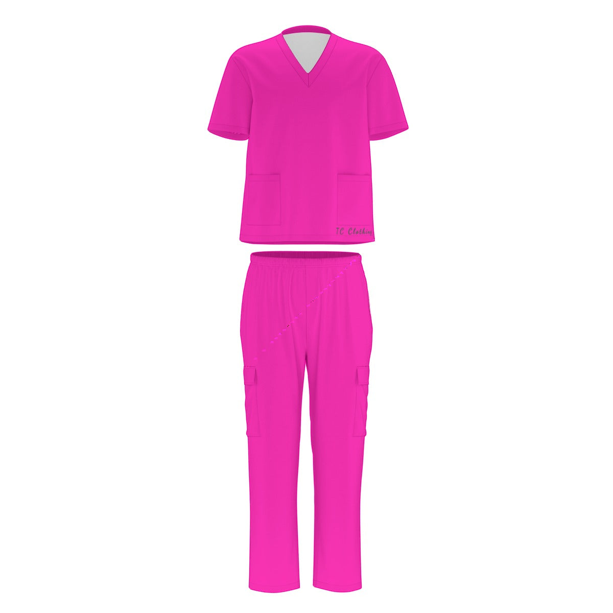 Unisex Scrub Set With Six Pocket