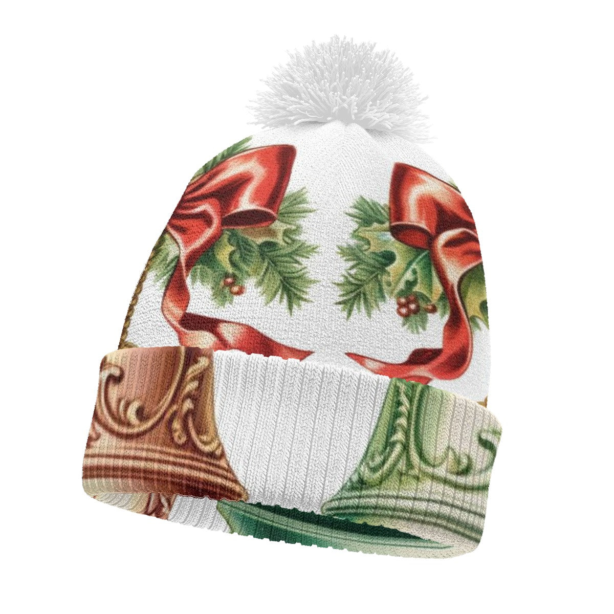 Knitted Hat With Pom-Pom