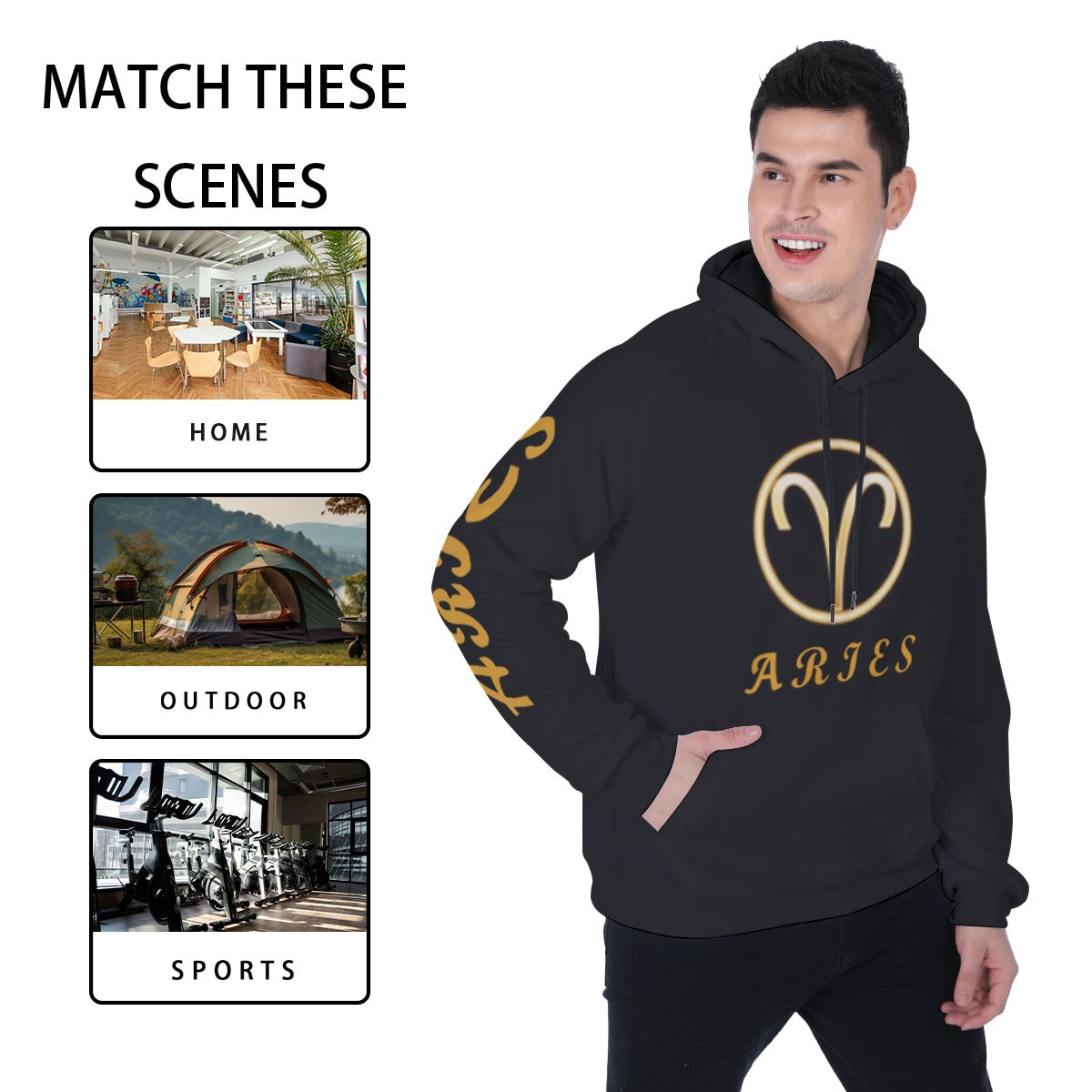 ARIES Heavy Fleece Zodiac Hoodie