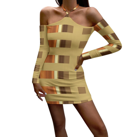 Women's Halter Lace-up Dress