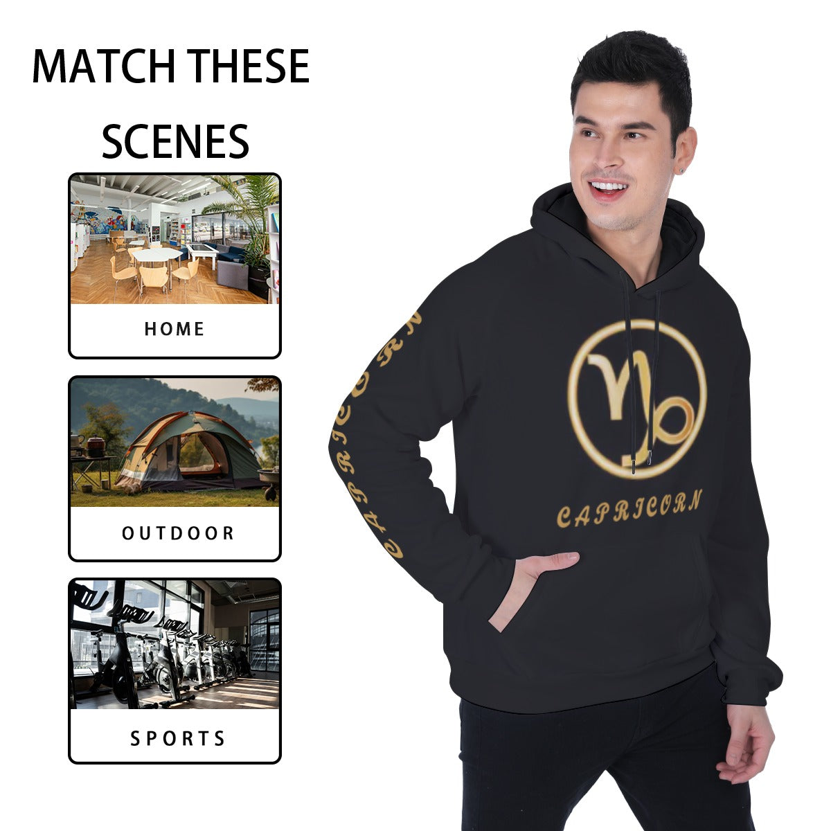 CAPRICORN Heavy Fleece Zodiac Hoodie