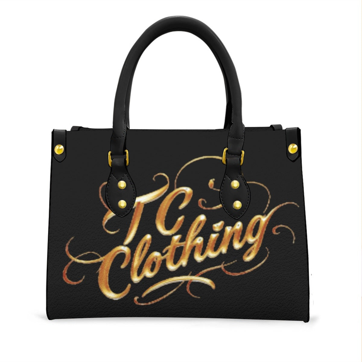 Purse With Black Handle