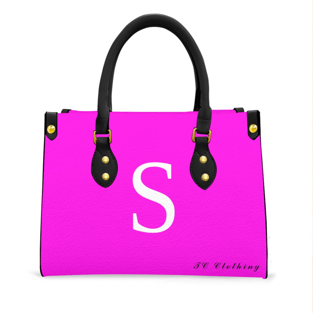 Purse With Black Handle