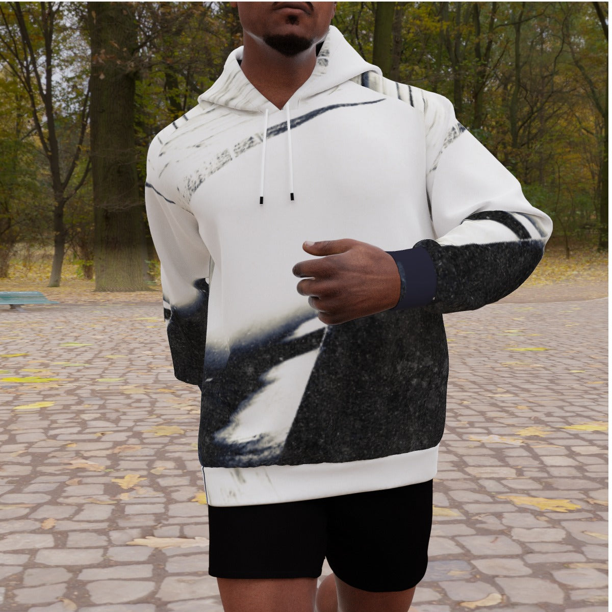Men's Heavy Fleece Raglan Hoodie