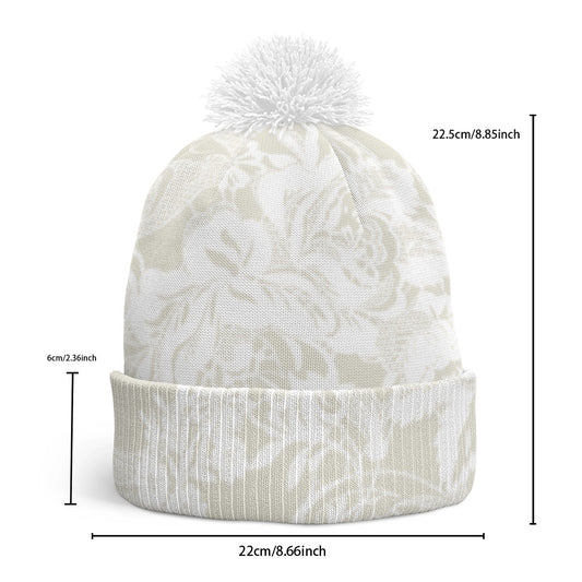 Knitted Hat With Pom-Pom