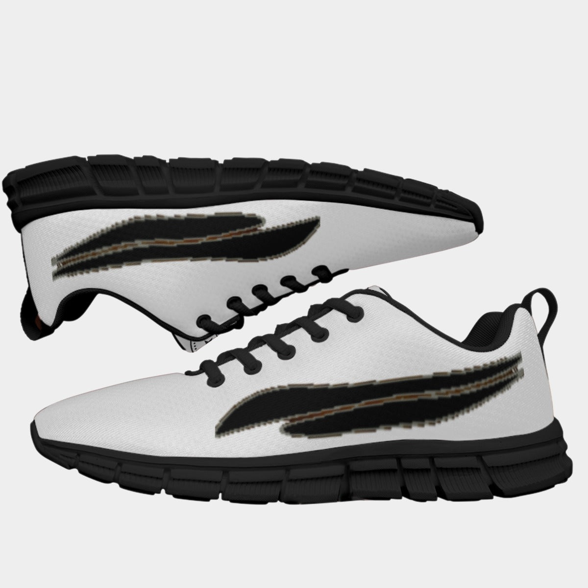 Men's Sports Shoes with Breathable Mesh Upper & Black EVA Sole