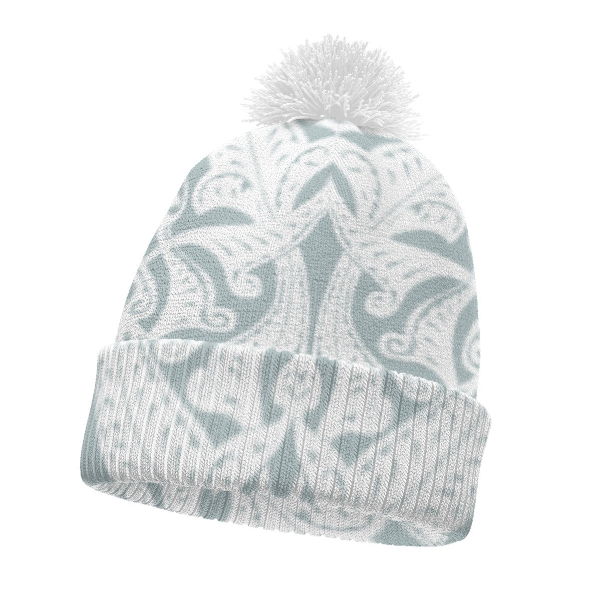 Knitted Hat With Pom-Pom