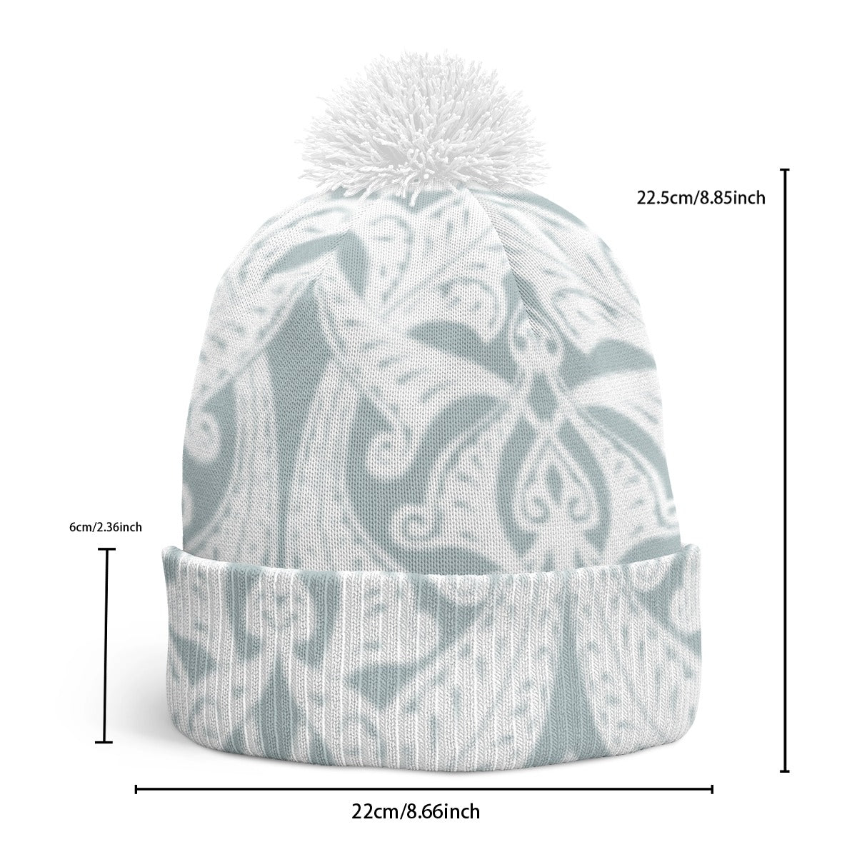 Knitted Hat With Pom-Pom