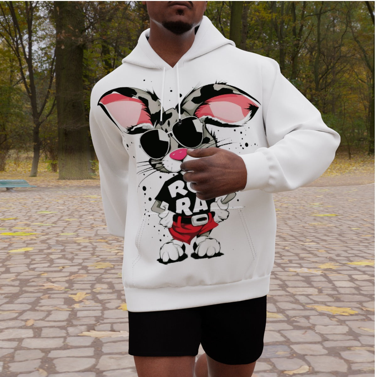 Men's Heavy Fleece Raglan Hoodie