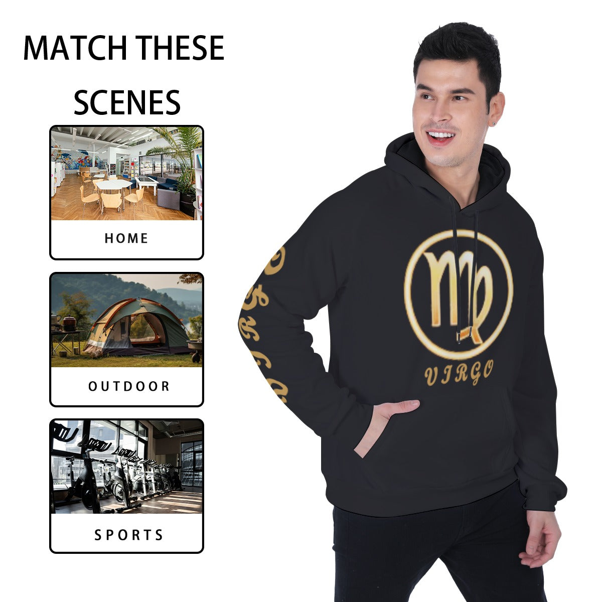 VIRGO Heavy Fleece Zodiac Hoodie