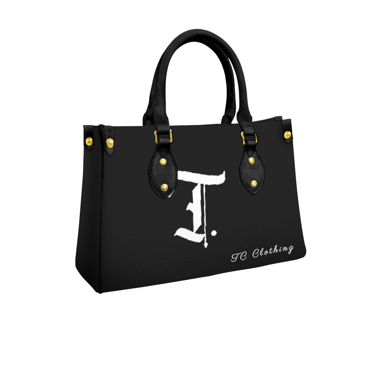Purse With Black Handle