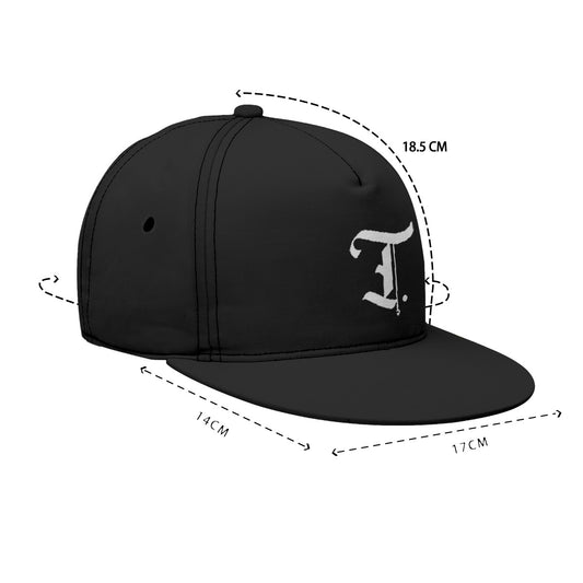 Flat-Brim Baseball Cap With Box