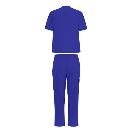 Unisex Scrub Set With Six Pocket