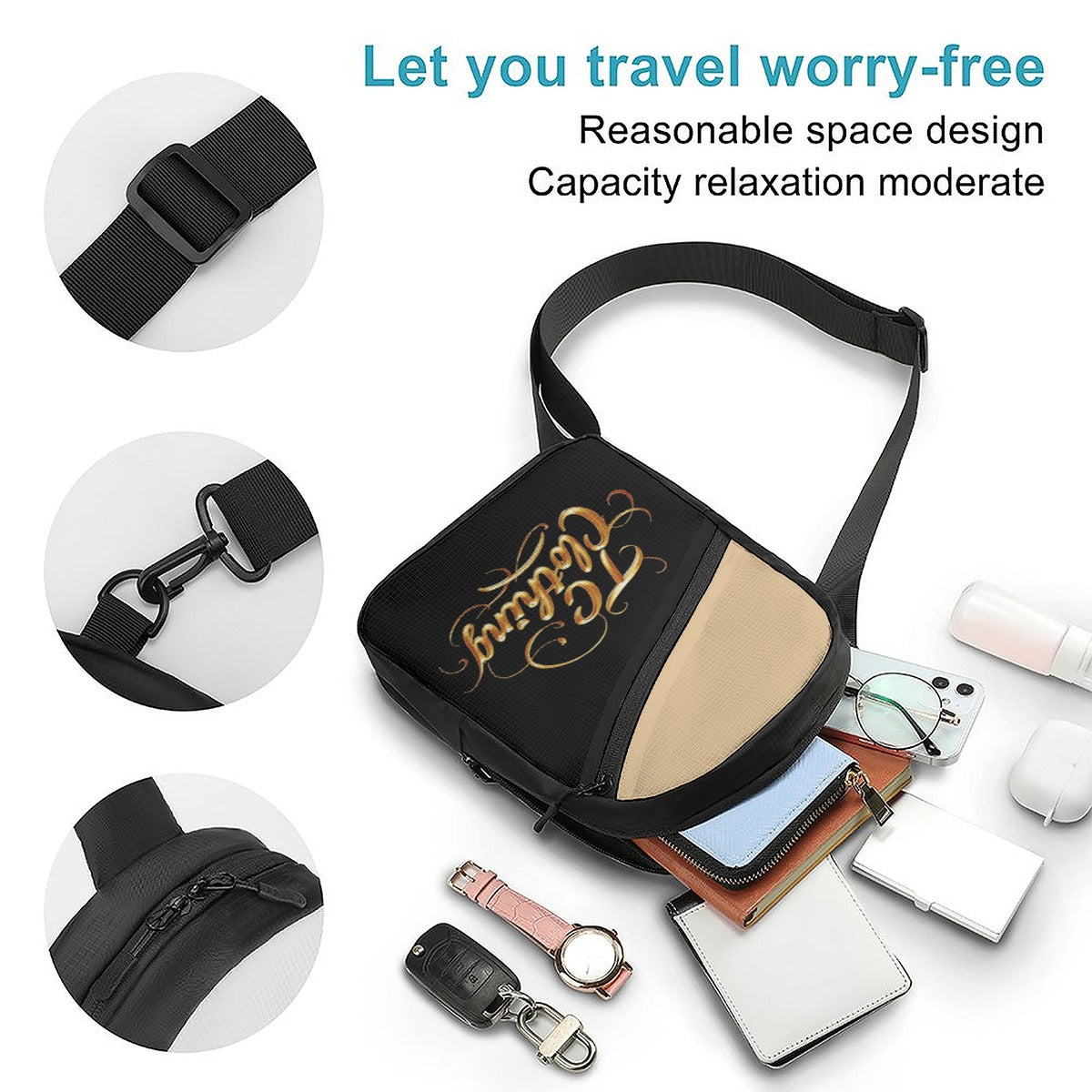 Folding chest bag
