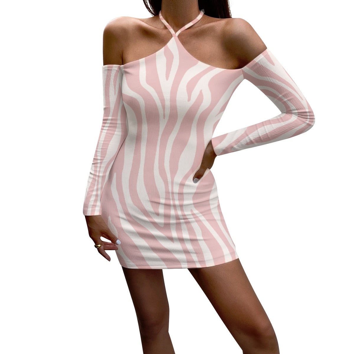 Women's Halter Lace-up Dress