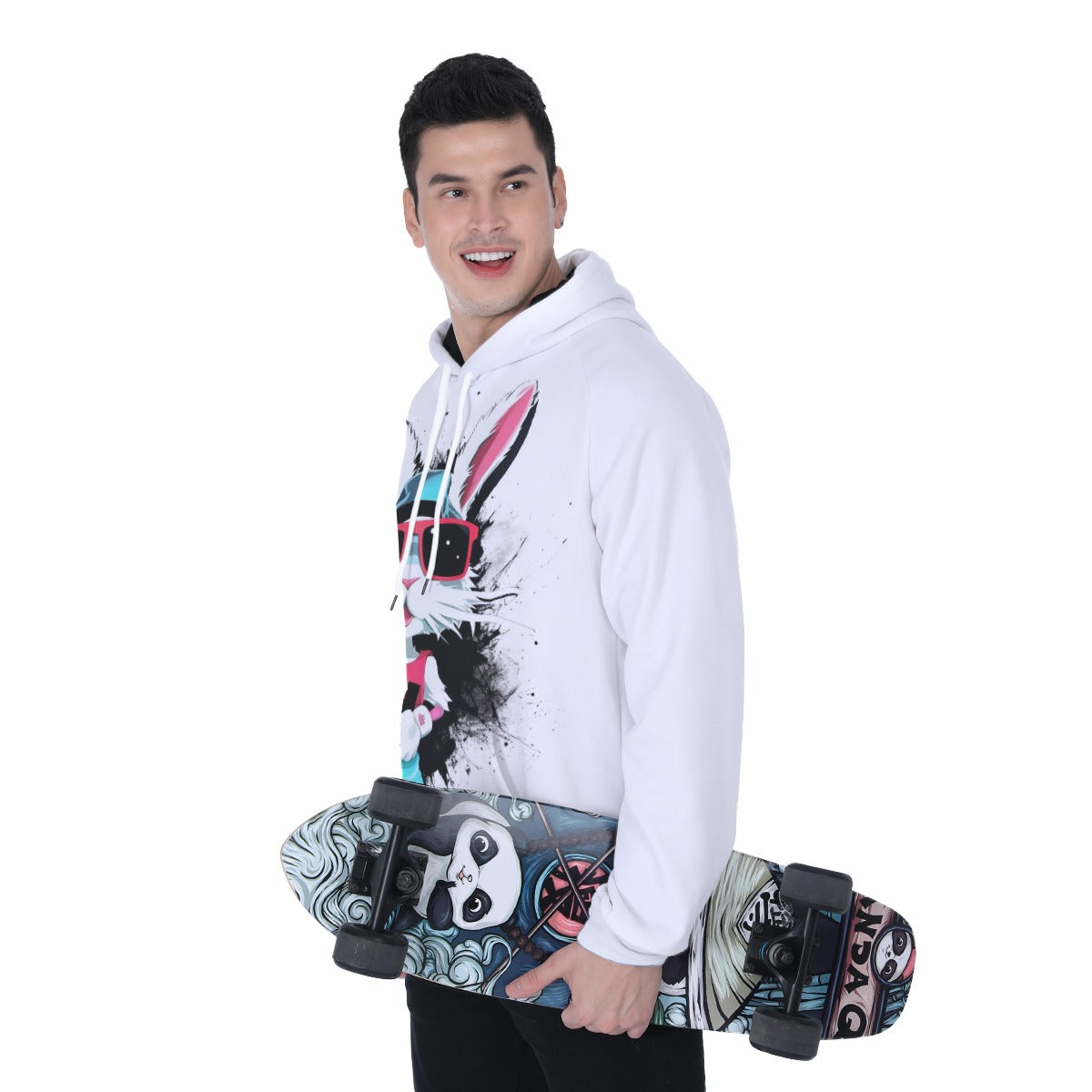 Men's Heavy Fleece Raglan Hoodie