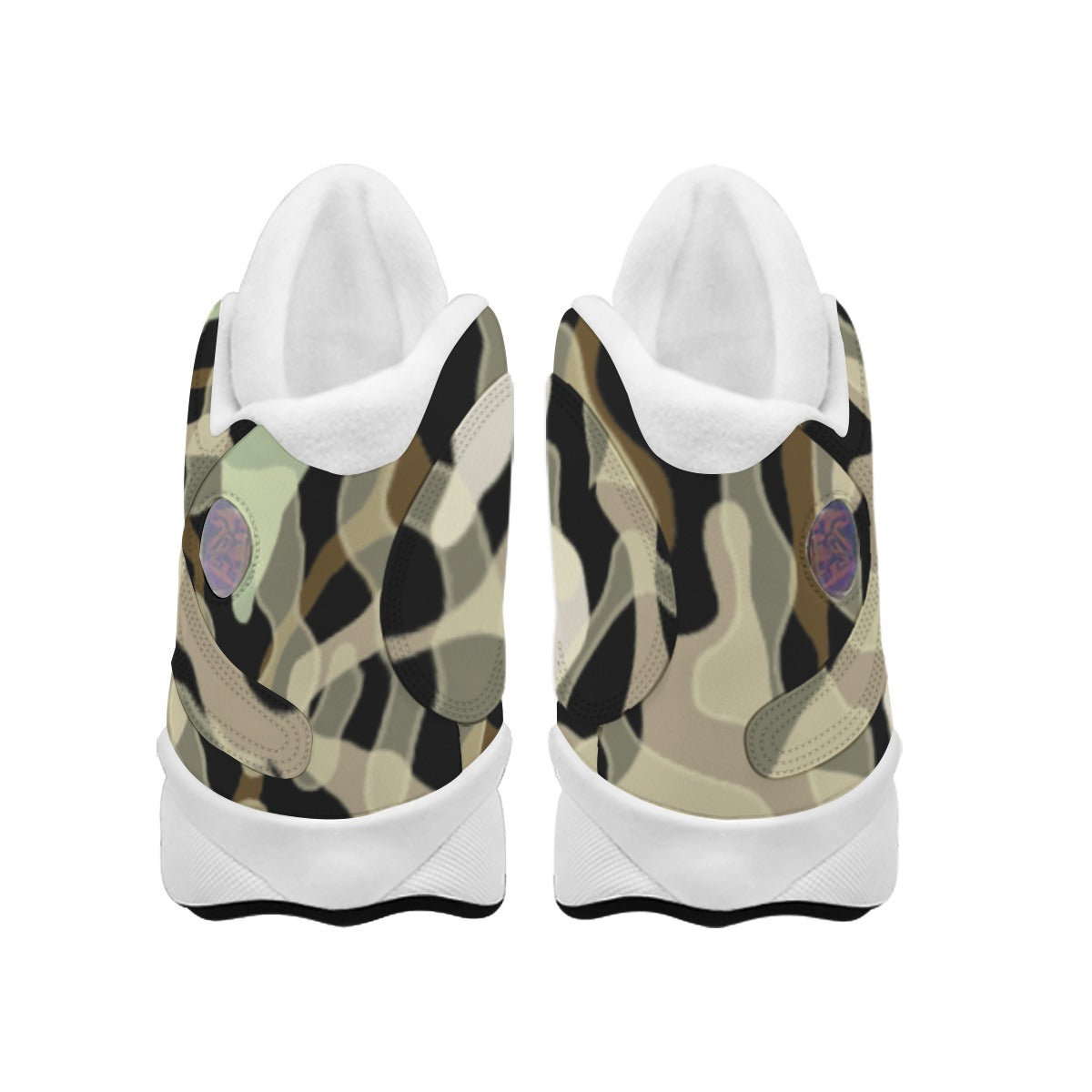 Men's Curved Basketball Shoes With Thick Soles