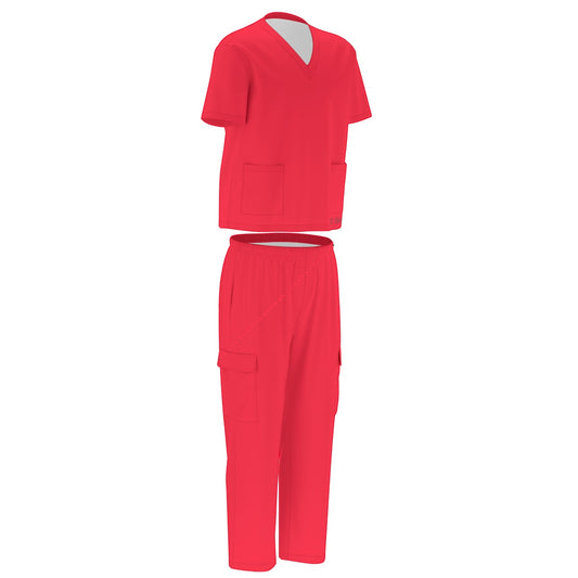 Unisex Scrub Set With Six Pocket
