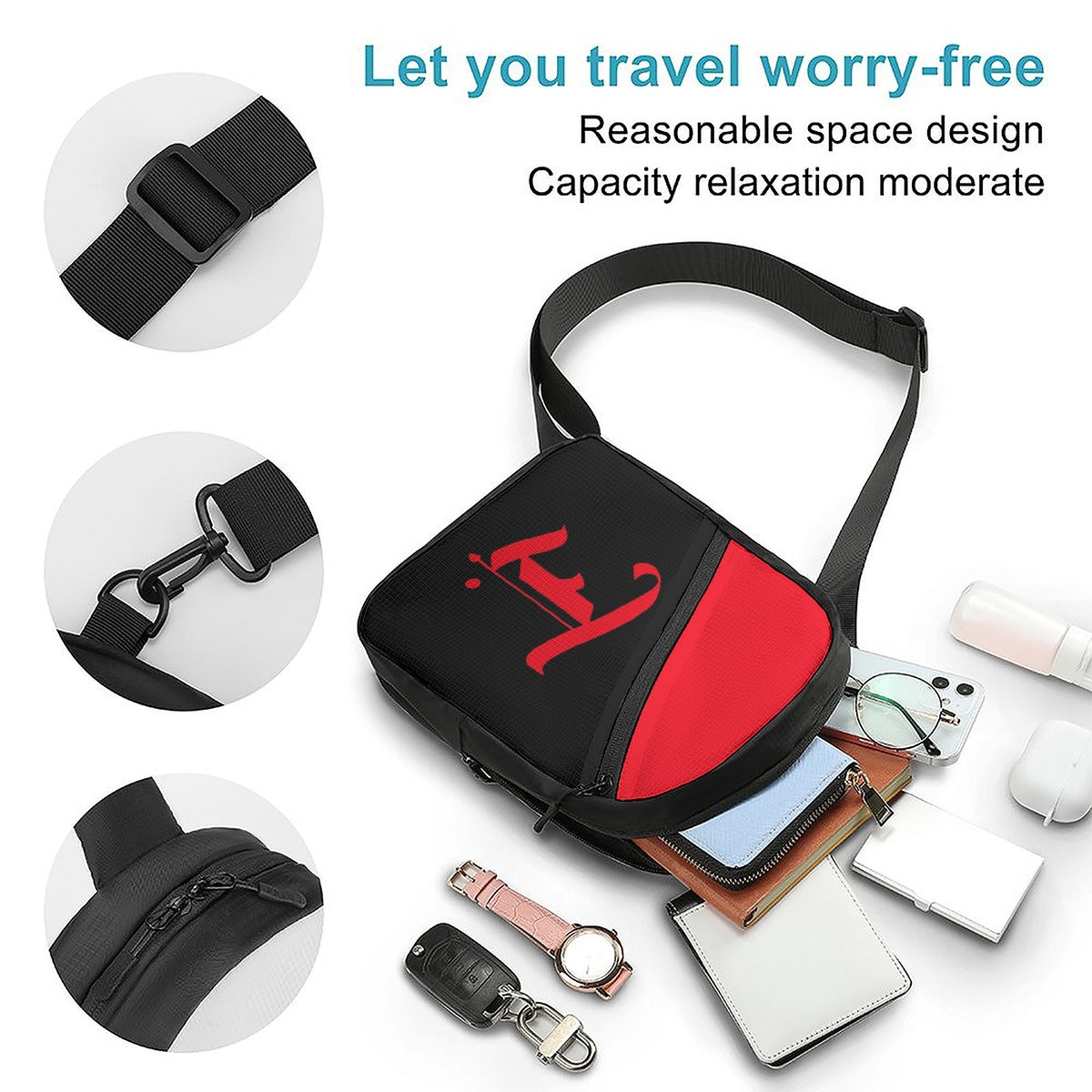 Folding chest bag