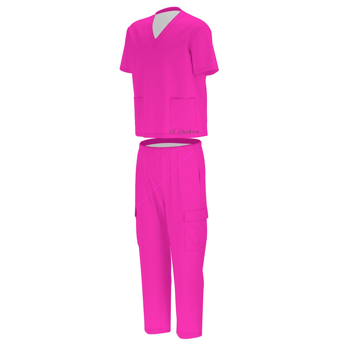 Unisex Scrub Set With Six Pocket