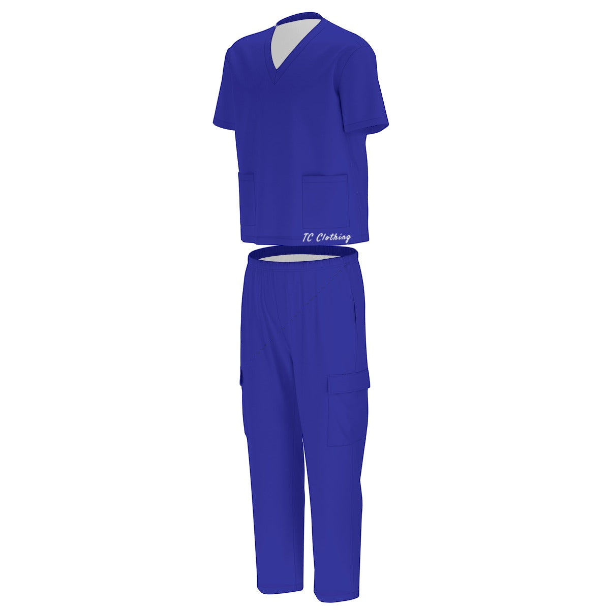 Unisex Scrub Set With Six Pocket