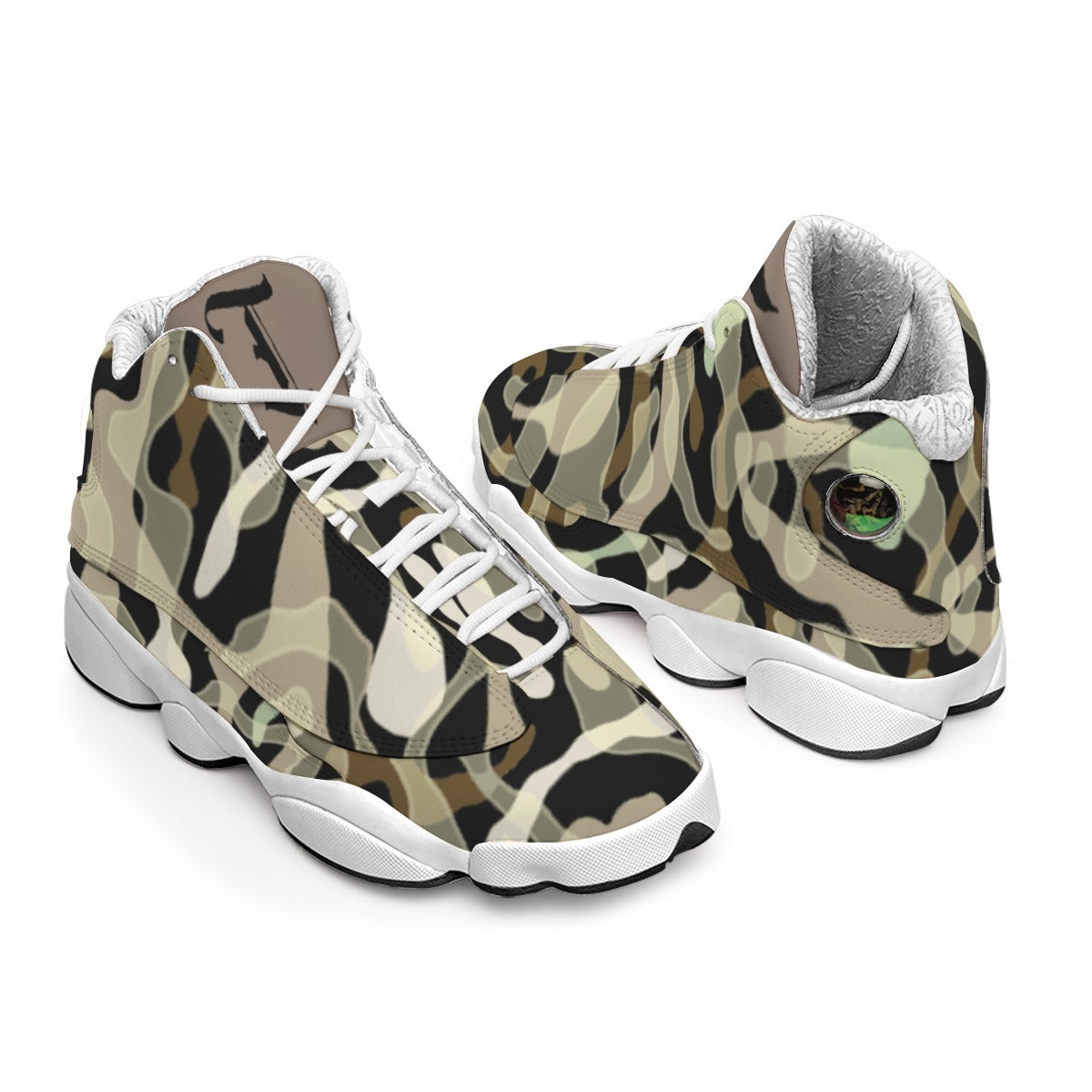Men's Curved Basketball Shoes With Thick Soles