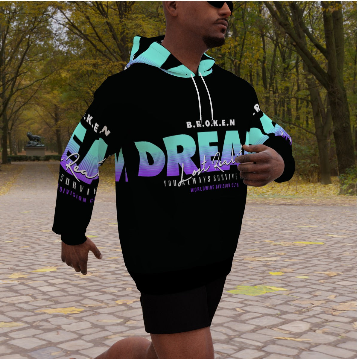 Men's Heavy Fleece Raglan Hoodie