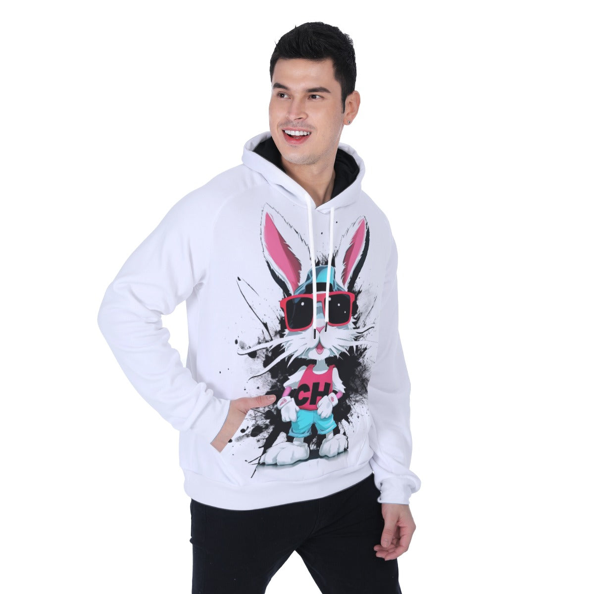 Men's Heavy Fleece Raglan Hoodie