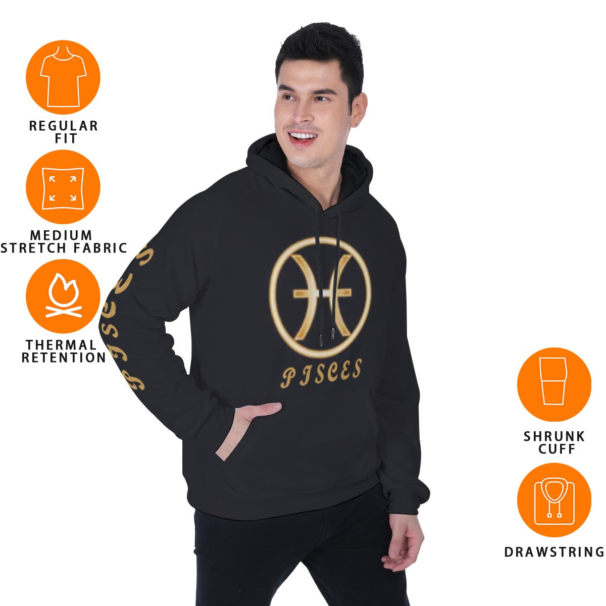 PISCES Heavy Fleece Zodiac Hoodie