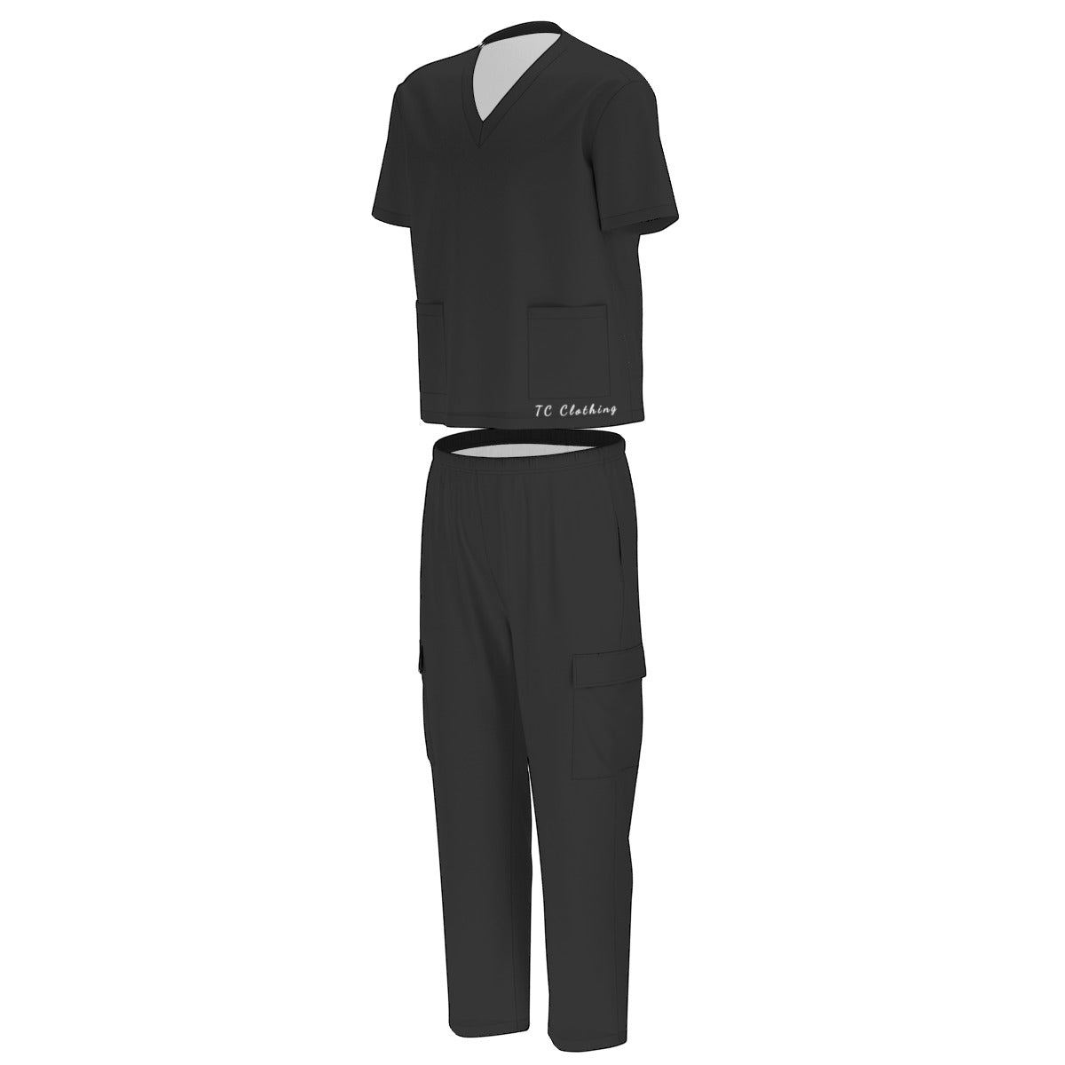 Unisex Scrub Set With Six Pocket