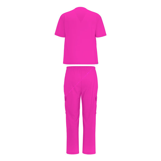 Unisex Scrub Set With Six Pocket
