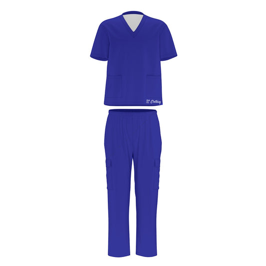 Unisex Scrub Set With Six Pocket