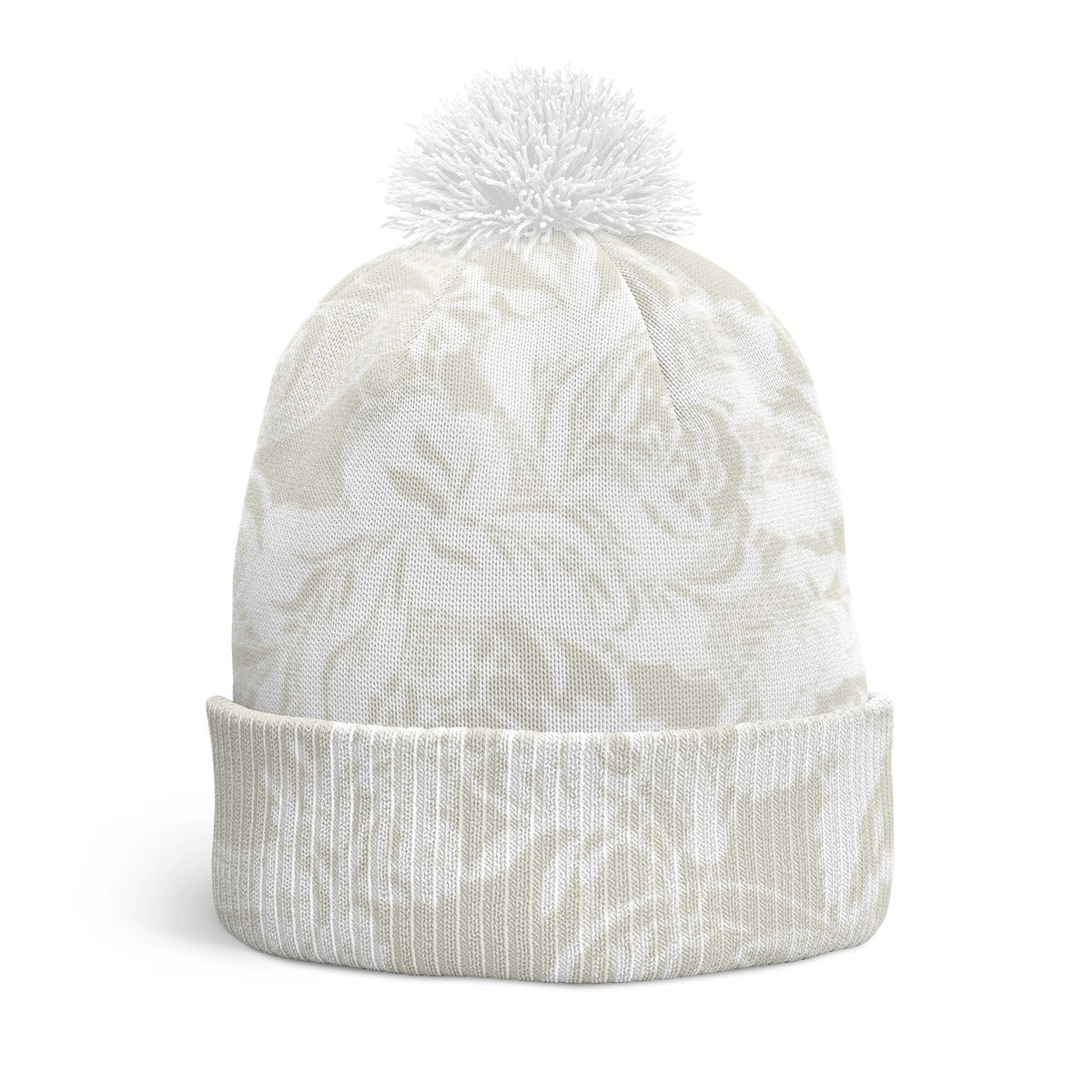 Knitted Hat With Pom-Pom