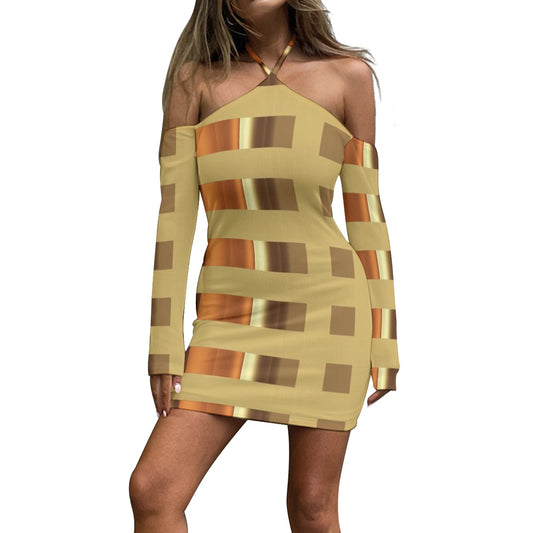 Women's Halter Lace-up Dress