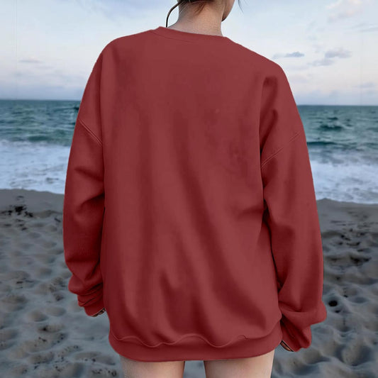 Women's Drop Shoulder Crew Neck Sweatshirt