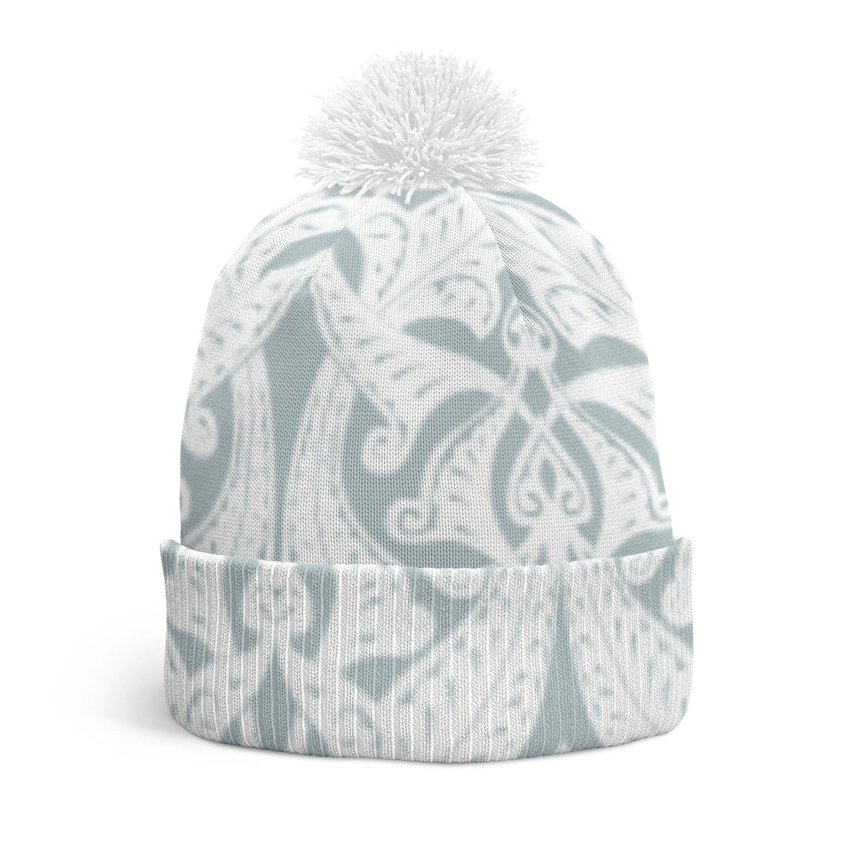 Knitted Hat With Pom-Pom