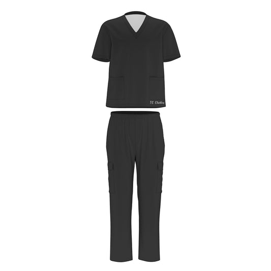 Unisex Scrub Set With Six Pocket