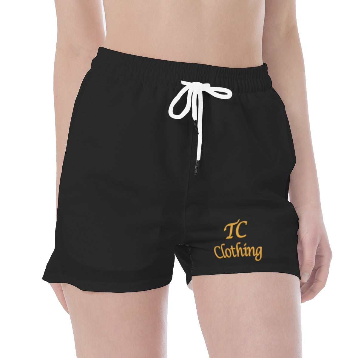 Women Wide Waistband Sport Shorts