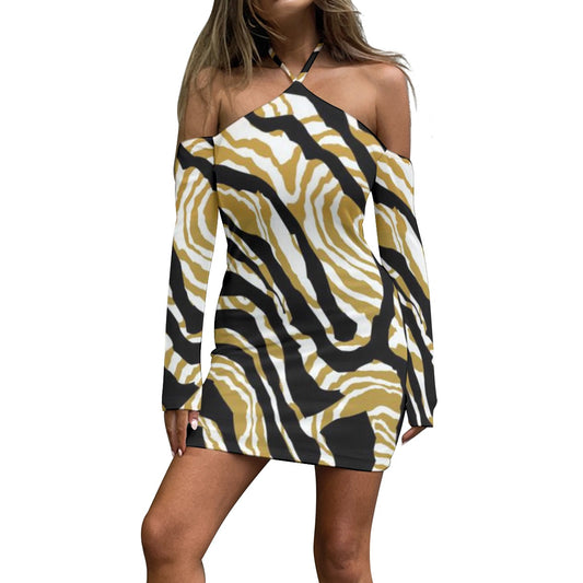 Women's Halter Lace-up Dress
