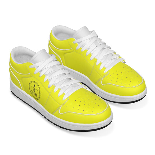 Men's Low State Leather Stitching Shoes