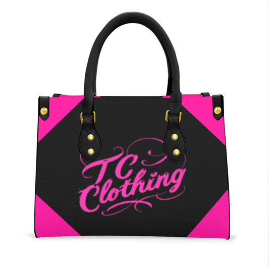 Purse with Black Handles
