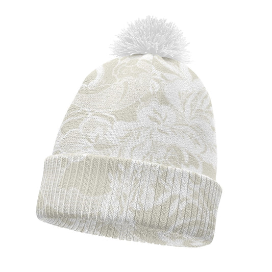 Knitted Hat With Pom-Pom