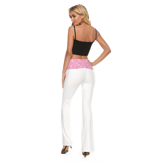 Women's High Elastic Flare Pants