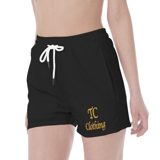 Women Wide Waistband Sport Shorts