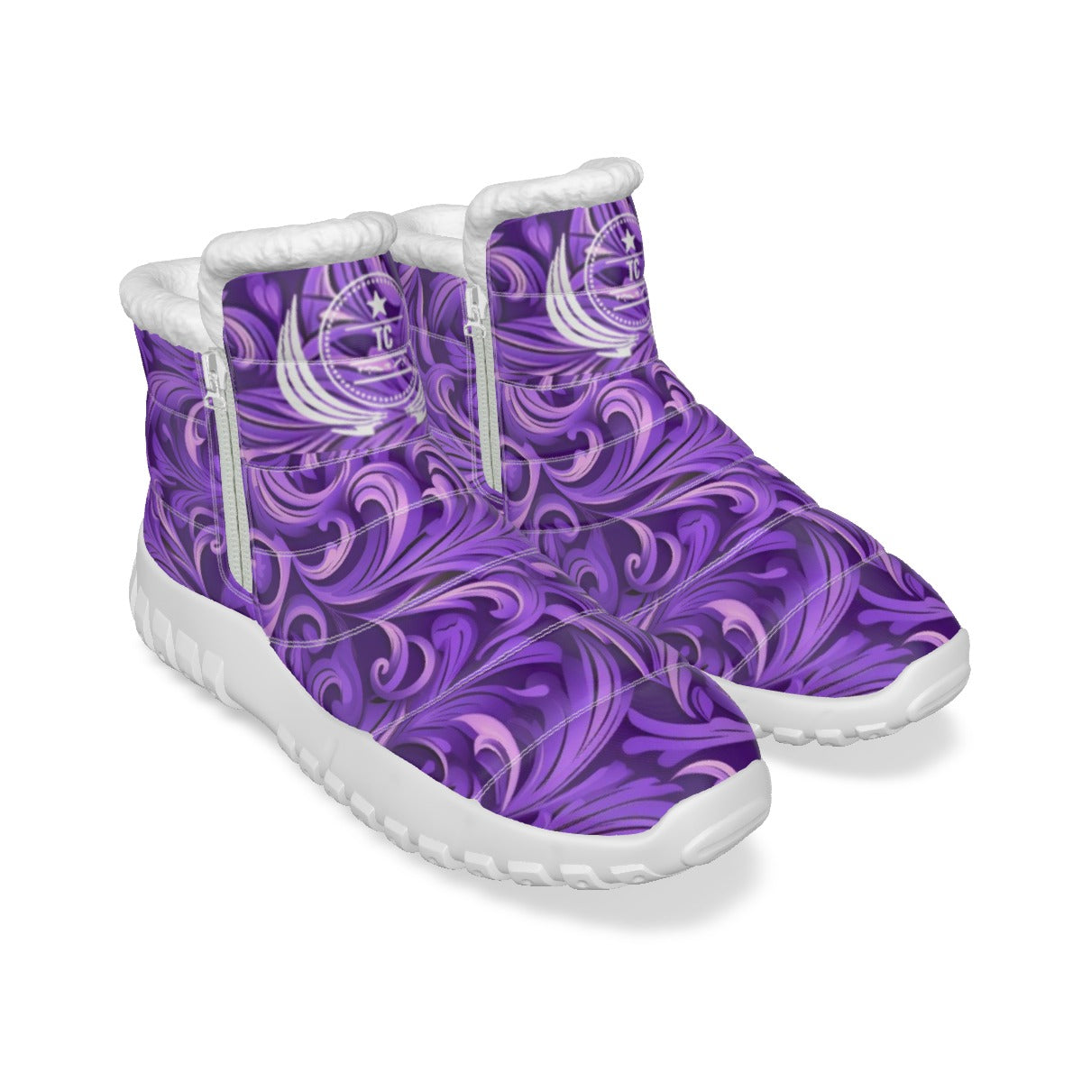 Women's Zip-up Snow Boots