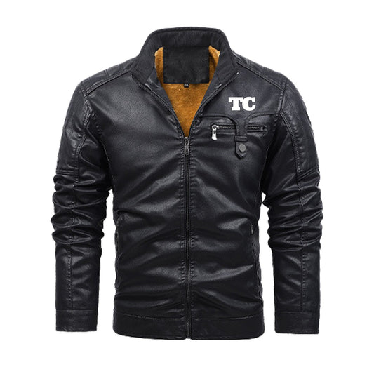 Plus Fleece Leather Jacket (DTF)